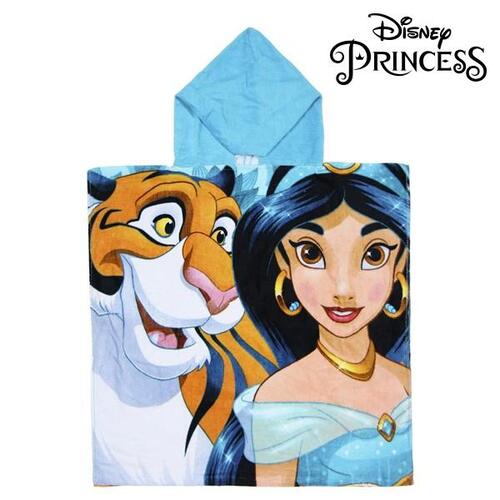 Poncho-håndklæde med Hætte Jasmin Princesses Disney 74201