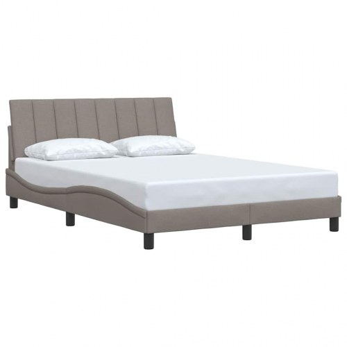 Sengeramme uden madras Hanko taupe 120 x 200 cm - stof