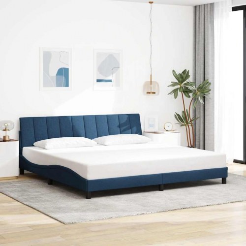 Sengeramme uden madras Hanko 200 x 200 cm - blå