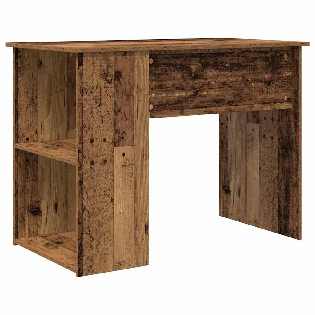 Skrivebord 100x55x75 cm konstrueret træ gammelt træ