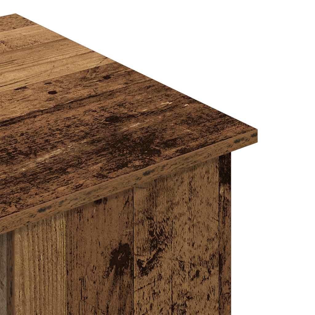 Skrivebord 100x55x75 cm konstrueret træ gammelt træ