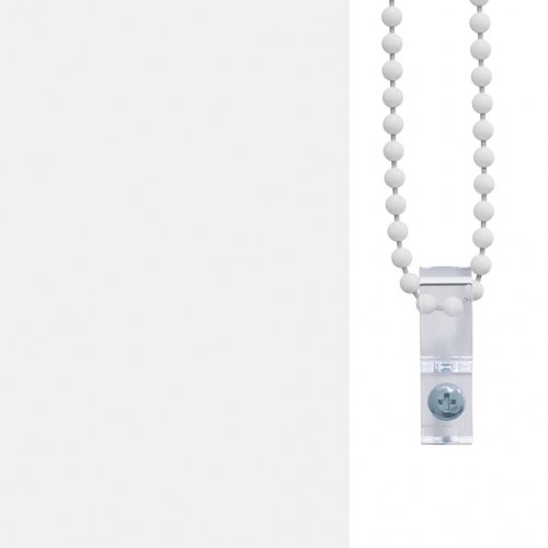 Bruserullegardin med kassette 80x240 cm Stofbredde 76 cm