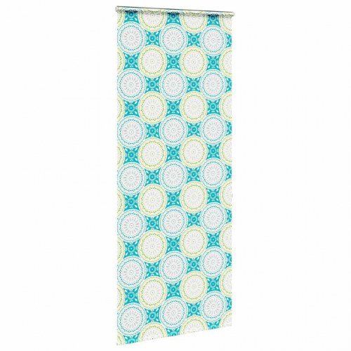 Bruserullegardin med kassette 110 x 240 cm - ornament