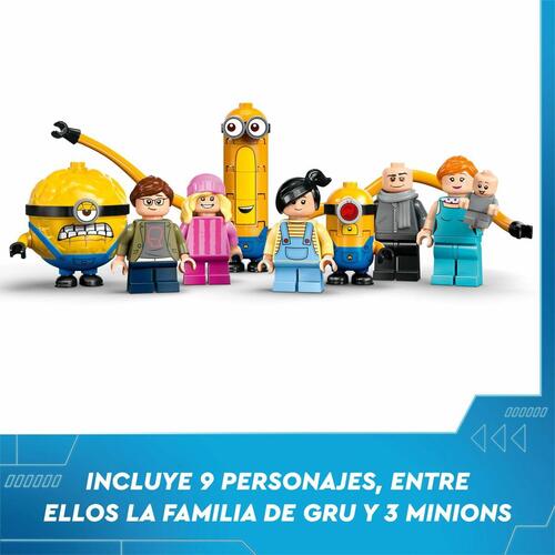 Konstruktionsspil Lego Minions y la mansión familiar de Gru