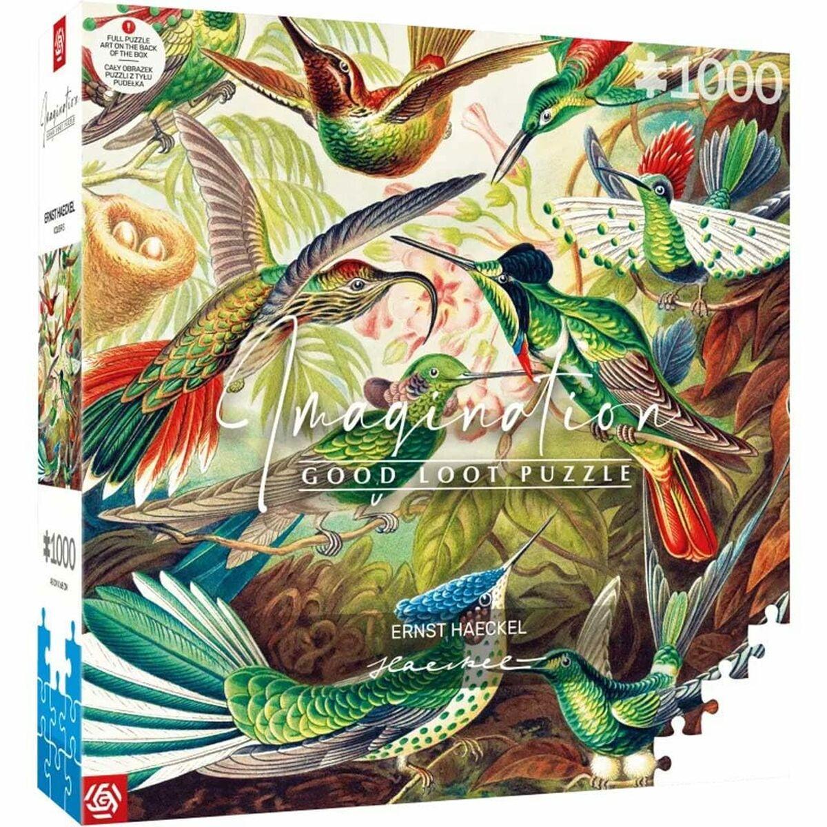 Puslespil Cenega Publishing Ernst Haeckel Colibríes 1000 Dele