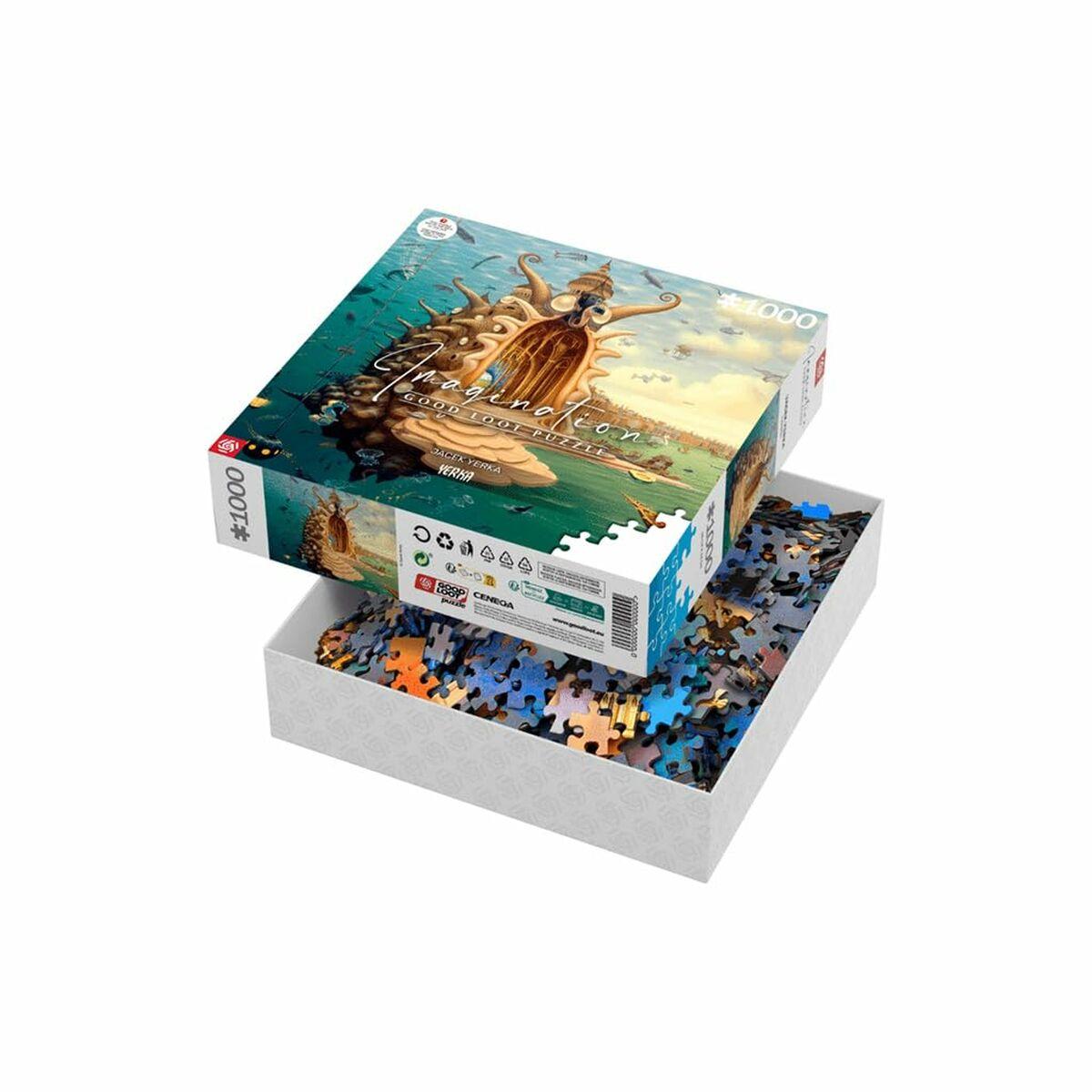 Puslespil Cenega Publishing Jacek Yerka Puerto Harbor 1000 Dele