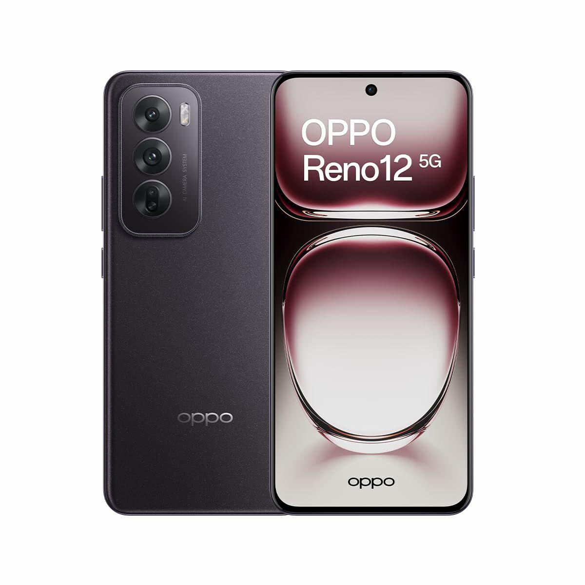 Oppo Reno12 Smartphone    • Ram • 256 • Brun Sort • Dual Sim