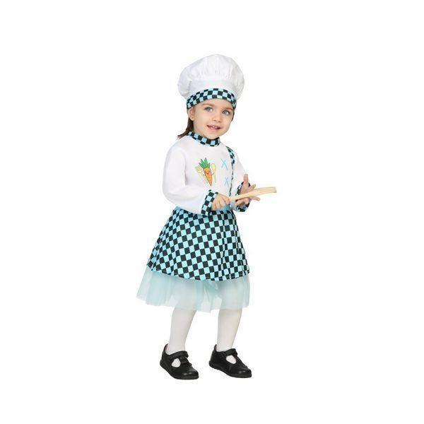 Kostume til babyer Kvinde kok (3 pcs) - 12-24 måneder