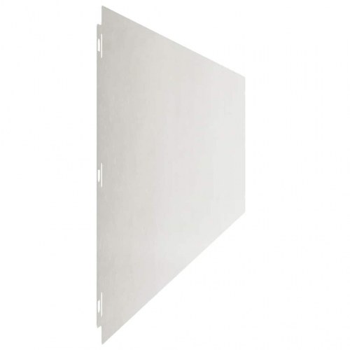 Plænekanter 10 stk. 25x103 cm rustfrit stål