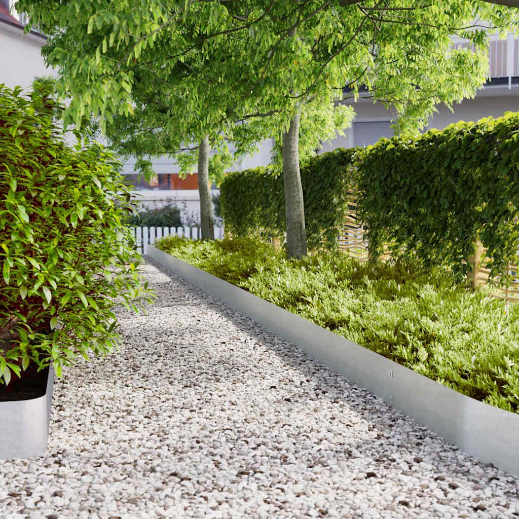 Plænekanter 10 stk. 20x103 cm galvaniseret stål