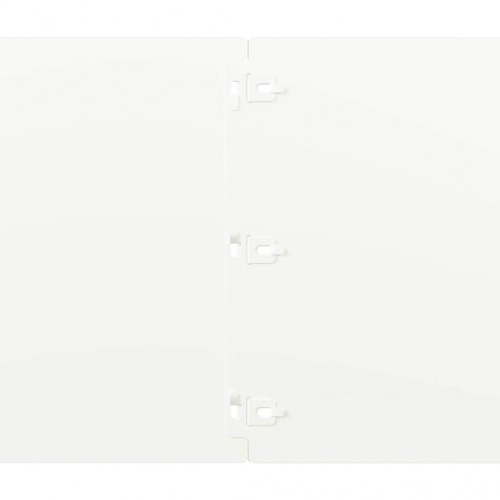 Plænekanter 10 stk. - 25 × 103 cm i koldvalset stål, hvid