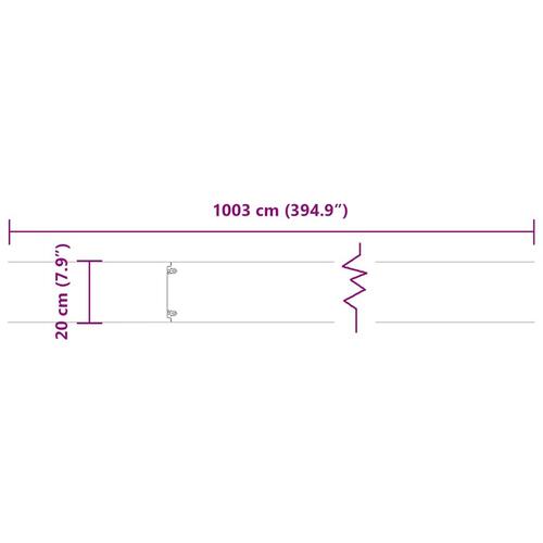 Plænekanter 10 stk. 20x103 cm koldvalset stål antracit