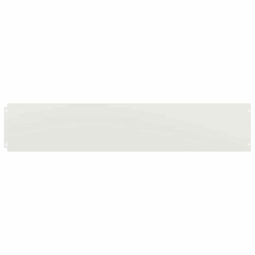 Plænekanter 30 stk. 20x103 cm koldvalset stål hvid