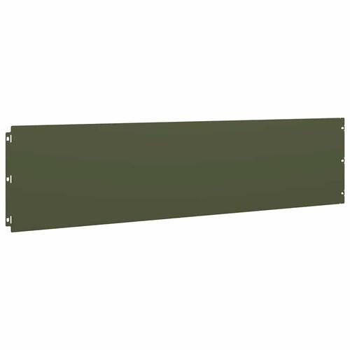 Plænekanter 20 stk. 25x103 cm koldvalset stål olivengrøn