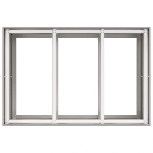 Plantekasse i rustfrit stål 120 × 80 × 80 cm - højbed til have og terrasse