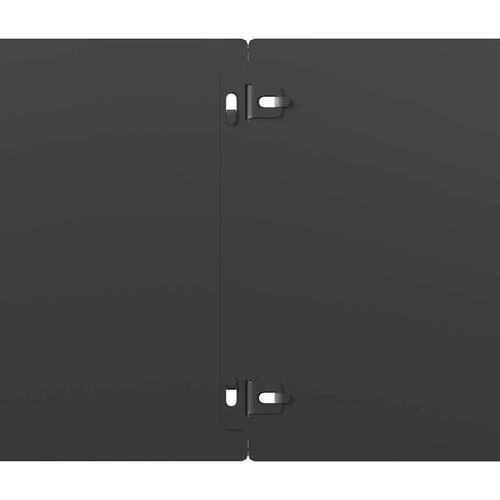 Plænekanter 10 stk. 20x103 cm koldvalset stål sort