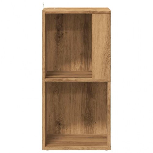 Hjørnereol 33×33×67 cm i konstrueret træ - kunsteg