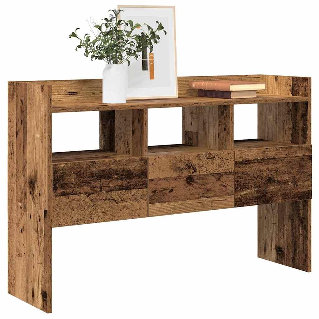 Skænk 105x30x70 cm konstrueret træ antikt træ