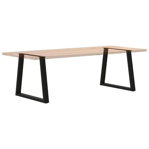 Spisebordsben V-form 2 stk Sort 80x(72-73,3) cm Stål