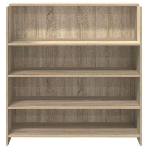 Receptionsskranke 100x50x103,5 cm konstrueret træ sonoma-eg