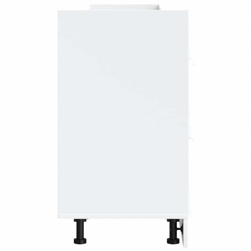 Køkkenunderskab "Lyon" hvidt konstrueret træ