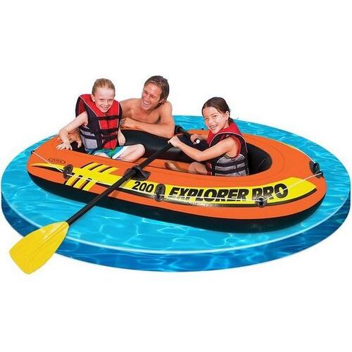 Oppusteligt Skib Explorer Pro 200 Intex (196 x 102 x 33 cm)