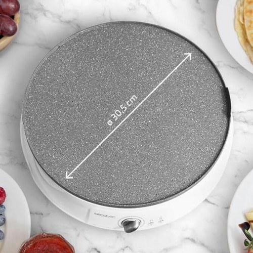 Fun Crepestone Twin pandekagemaskine 1200 W - Hvid