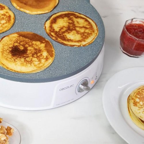 Fun Crepestone Twin pandekagemaskine 1200 W - Hvid