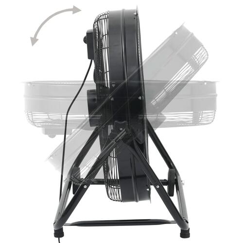 Industriel ventilator 60 cm 180W sort