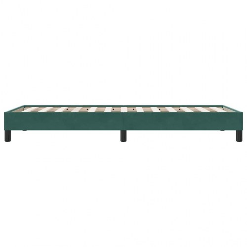 Sengeramme i fløjl - 100x220 cm, mørkegrøn