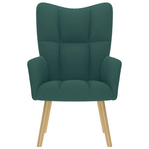 Lænestol stof mørkegrøn