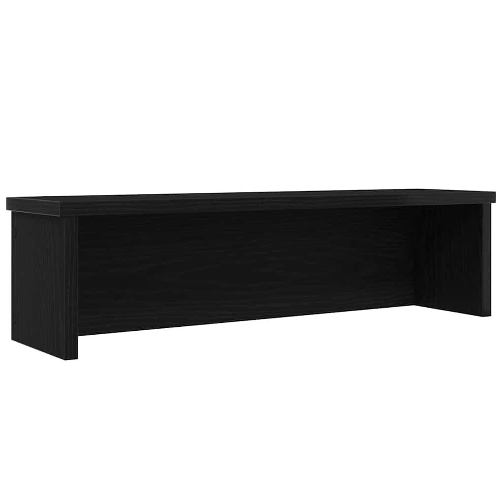 Køkkenstativ kan stables 50x15x16 cm konstrueret træ sort