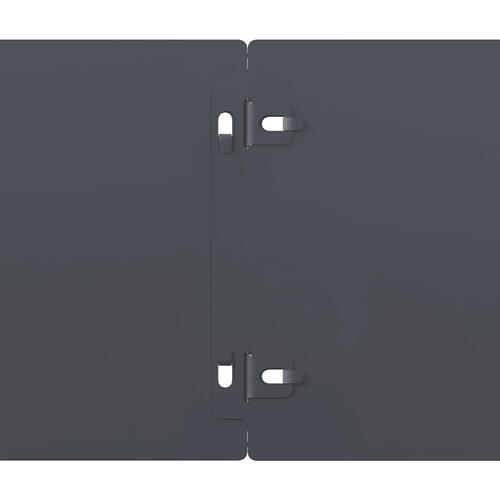 Plænekanter 50 stk. 15x103 cm koldvalset stål antracit