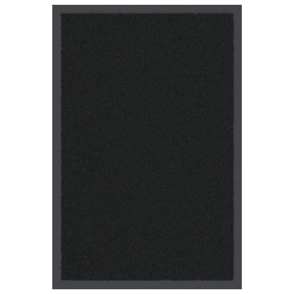 Dørmåtte 40x60 cm sort