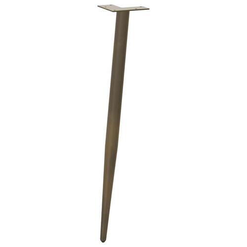 Sofabordben konisk form 4 stk naturstål 72-73 cm stål