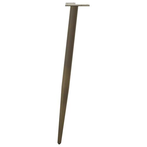 Sofabordben konisk form 4 stk naturstål 72-73 cm stål