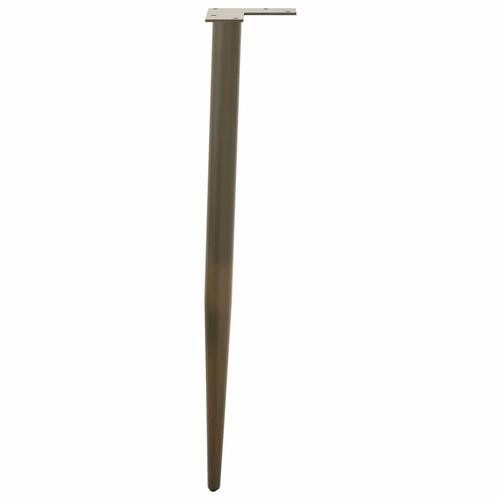 Sofabordben konisk form 4 stk naturstål 72-73 cm stål