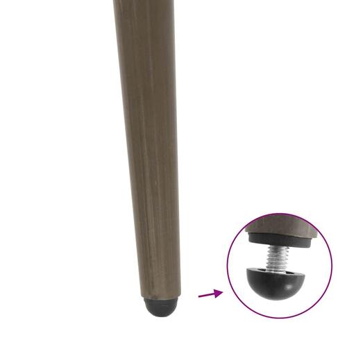 Sofabordben konisk form 4 stk naturstål 72-73 cm stål