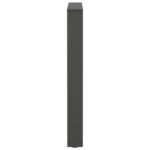 Spisebordsben V-formet 2 stk 60x(72-73,3) cm stål antracitgrå