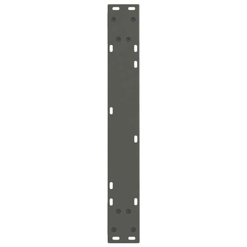 Spisebordsben V-formet 2 stk 60x(72-73,3) cm stål antracitgrå