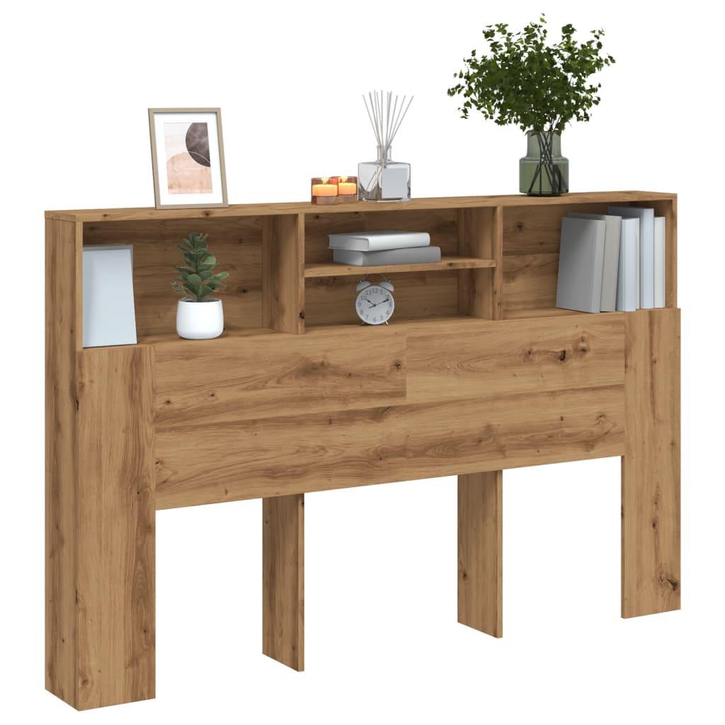 Sengegavl Med Opbevaring 100X19X103,5 Cm - artisan eg / 160 x 19 x 103.5 cm