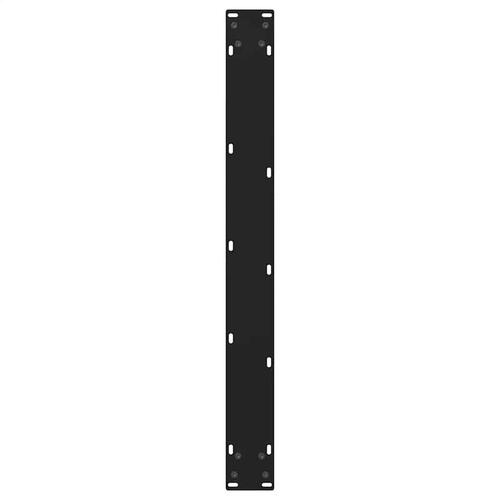 Spisebordsben V-form 2 stk Sort 100x(72-73,3) cm Stål