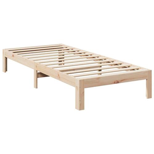 Familie sengeramme uden madras 270x200 cm massivt fyrretræ