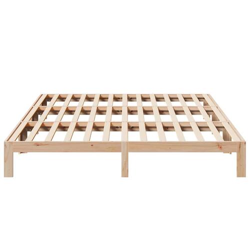 Familie sengeramme uden madras 270x200 cm massivt fyrretræ