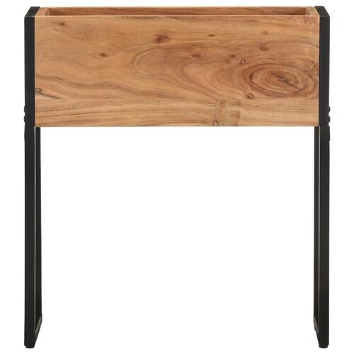 Plantekasse 60x20x68 cm massivt akacietræ