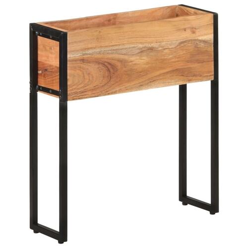 Plantekasse 60x20x68 cm massivt akacietræ
