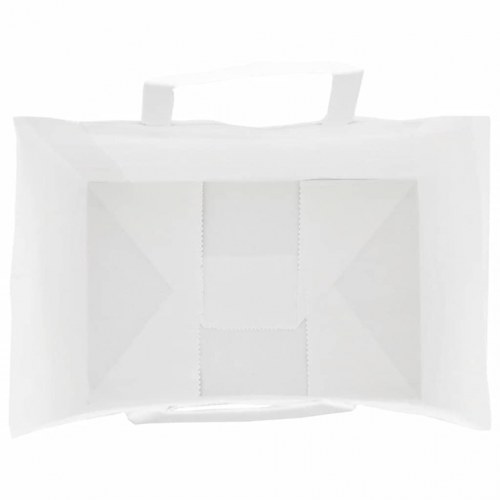 Papirposer med håndtag 50 stk. 32 x 22 x 28 cm - hvid