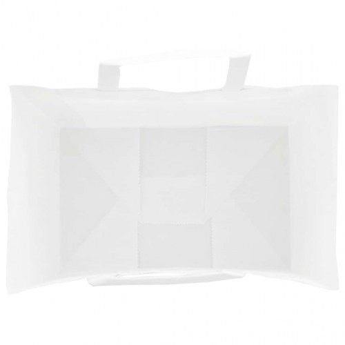 Papirposer med håndtag 50 stk. 26 x 17 x 25 cm - hvid