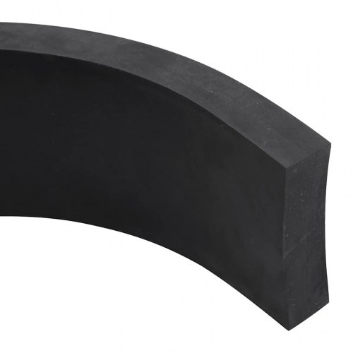Gummikant til sneplov 300x10x2 cm sort