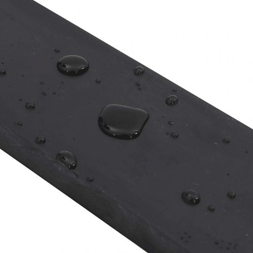 Gummikant til sneplov 300x10x2 cm sort